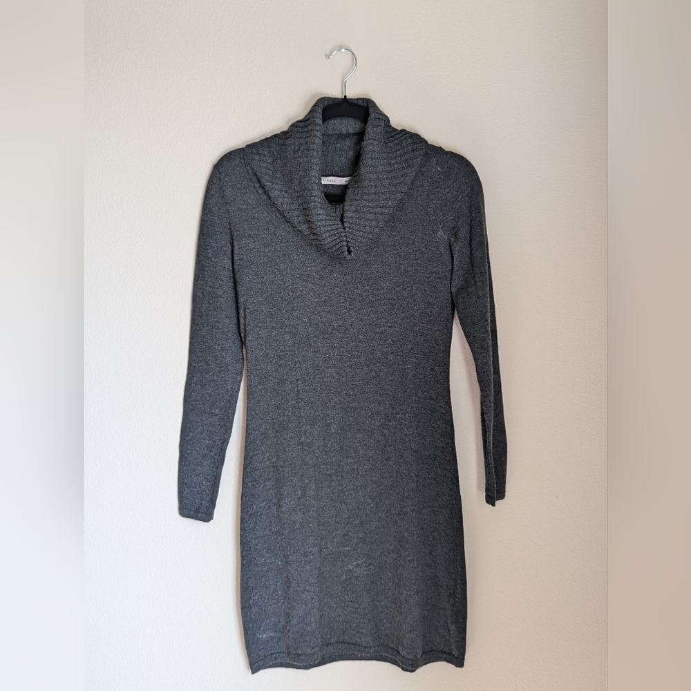 Athleta Gray Sweater Dress Size S